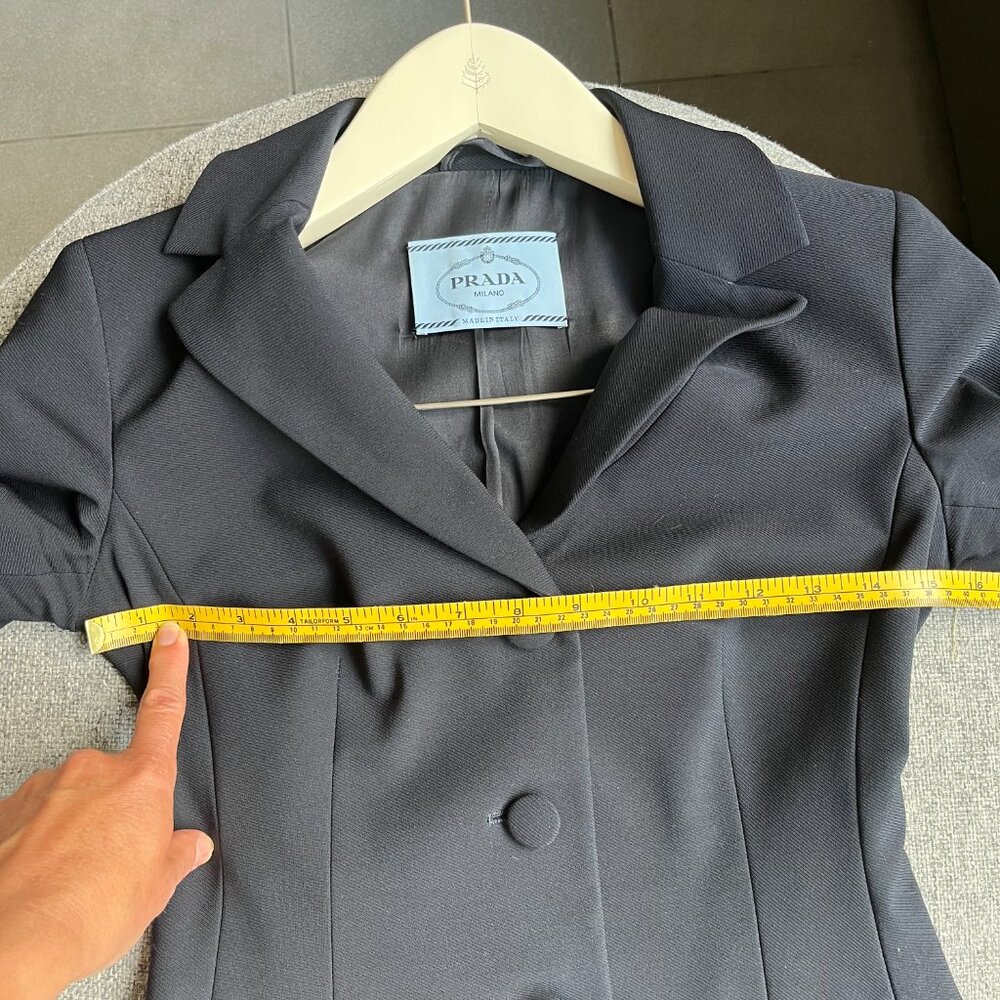 Prada Fitted Navy Blazer 38 - Picture 8 of 9